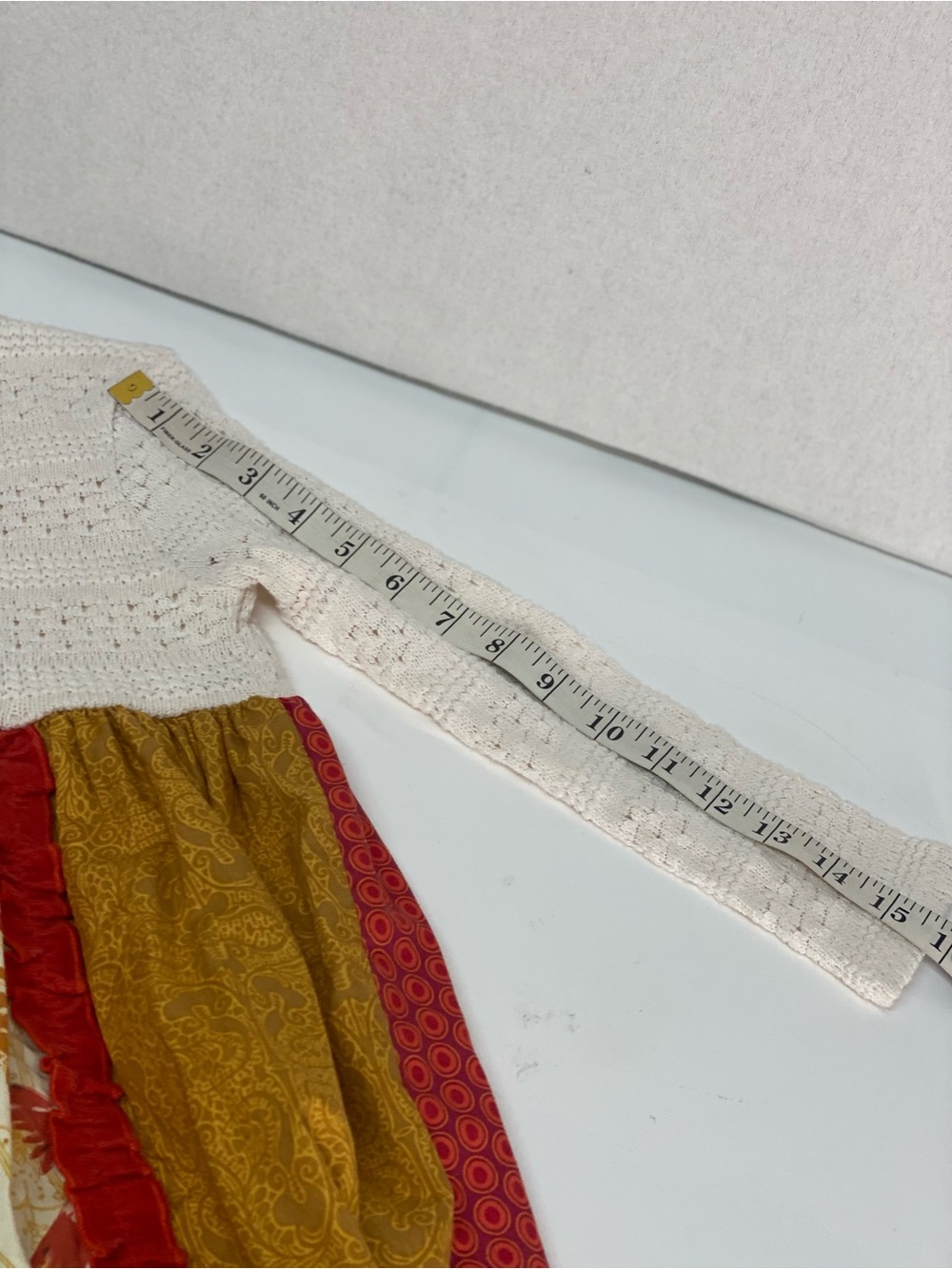 Persnickety Penelope Anne Dress 12 years Waffle Lace Knit Top w/Patchwork Skirt - Picture 11 of 14